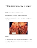 VIÊM NỘI TÂM MẠC DO VI KHUẨN 