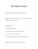 PHÙ PHỔI CẤP (OAP) 