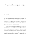 Sử dụng mỹ phẩm trong mụn trứng cá 