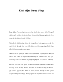 Khái niệm Dược lý học 