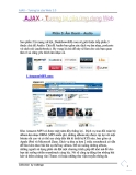 AJAX - TƯƠNG LAI CỦA WEB 2.0