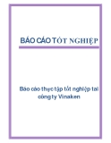 Báo cáo thực tập tốt nghiệp tại công ty Vinaken