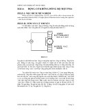 Thí nghiệm lỹ thuật điện - Bài 4
