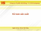 Kế toán sản xuất