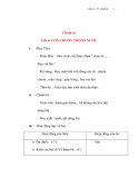 Giáo án lớp 4: Chính tả:CON CHUỒN CHUỒN NƯỚC
