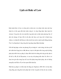 Lịch sử Rule of Law 