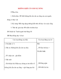 Giáo án lớp 4: KHÔNG KHÍ CẦN CHO SỰ SỐNG