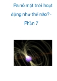 Pa nô mặt trời hoạt động như thế nào? Phần 7