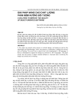 Báo cáo nghiên cứu khoa học: " GIẢI PHÁP NÂNG CAO CHẤT LƯỢNG PHẦN MỀM HƯỚNG ĐỐI TƯỢNG"