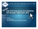 Lập trình ứng dụng Java Desktop với SwingX, Hibernate+JPA