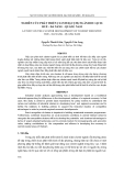 Báo cáo nghiên cứu khoa học: "  NGHIÊN CỨU PHÁT TRIỂN CLUSTER (CỤM) NGÀNH DU LỊCH: HUẾ - ĐÀ NẴNG - QUẢNG NAM"