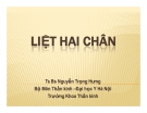 Bài giảng thần kinh - Liệt hai chân part 1