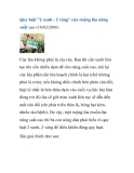 Quy luật "2 xanh - 2 vàng" của ruộng lúa năng suất cao 