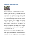 Các phương pháp ủ phân chuồng 