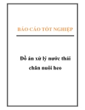 Đồ án xử lý nước thải chăn nuôi heo