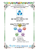 Đề tài: TÌM HIỂU HỆ THỐNG ERP TRONG DOANH NGHIỆP