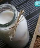 Cực đã với sữa đậu thơm mùi vừng lạc mát lạnh