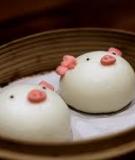 Bánh bao heo hồng dễ thương lắm lắm