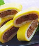 Trứng rán cuộn kimchi tuyệt đẹp