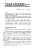 Báo cáo nghiên cứu khoa học: "ĐỐI LƯU NHIỆT TỪ CỦA CHẤT LỎNG TỪ VÀ ỨNG DỤNG ĐỂ TĂNG CƯỜNG TRAO ĐỔI NHIỆT"