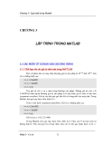 Giáo trình cơ sở Matlab v5.3-1 - Phần 1 Cơ sở matlab - Chương 3