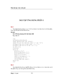 Giáo trình cơ sở Matlab v5.2-1 - Phần 2 Bài tập ứng dụng I