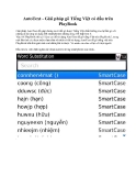 AutoText - Giải pháp gõ Tiếng Việt có dấu trên PlayBook