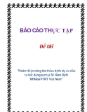 Đề tài "Hoàn thiện công tác thẩm định dự án đầu tư bất động sản tại Sở Giao Dịch NHNo&PTNT Việt Nam"