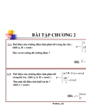 Bài tập trường điện từ - Chương 2