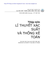 Tài liệu đào tạo giáo viên sư phạm môn lý thuyết xác suất và thống kê toán - Vũ Viết Yên - 1 