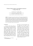 Báo cáo nghiên cứu khoa học: "Climate change impacts and adaptation measures for Quy Nhon city"