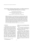 Báo cáo nghiên cứu khoa học: "Assessment of climate change impacts on salinity intrusion in Hong-Thai Binh and Dong Nai river basins"