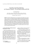 Báo cáo nghiên cứu khoa học: " Hoạt động truyền thông Marketing của Trung tâm Thông tin - Thư viện Đại học Quốc gia Hà Nội"