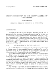 Báo cáo toán học: "Cyclic cohomology of the group algebra of free groups "