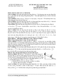  ĐỀ THI HỌC KÌ I NĂM HỌC 2010 – 2011 TRƯỜNG THPT NGỌC LẶC