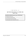 Chương 8: Kế toán bán hàng và công nợ phải thu