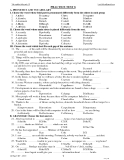 Trắc nghiệm tiếng anh 12 - PRACTICE TEST 8 