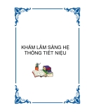 KHÁM LÂM SÀNG HỆ THỐNG TIẾT NIỆU