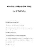 Đại cương - Những đặc điểm chung của Ký Sinh Trùng 