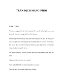 TỔNG QUAN TRÀN DỊCH MÀNG PHỔI