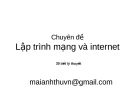 Chuyên đề  Lập trình mạng và internet