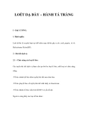 LOÉT DẠ DÀY – HÀNH TÁ TRÀNG 