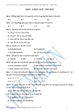 Bài tập amin - amino axid - protein