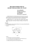 Báo cáo khoa học: "ứng dụng ph-ơng pháp VZ giải bài toán dao động của toa xe"