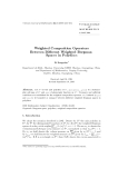 Báo cáo toán học: "Weighted Composition Operators between Diﬀerent Weighted Bergman Spaces in Polydiscs "