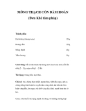 MÔNG THẠCH CỔN ĐÀM HOÀN (Đơn Khê tâm pháp) 