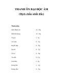THANH ÔN BẠI ĐỘC ẨM (Dịch chấn nhất đắc) 