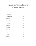 THANH THỬ ÍCH KHÍ THANG (Ôn nhiệt kinh vĩ) 