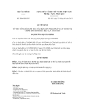 Quyết định số 2006/QĐ-BTC