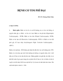 ĐẠI CƯƠNG BỆNH CƠ TIM PHÌ ĐẠI
